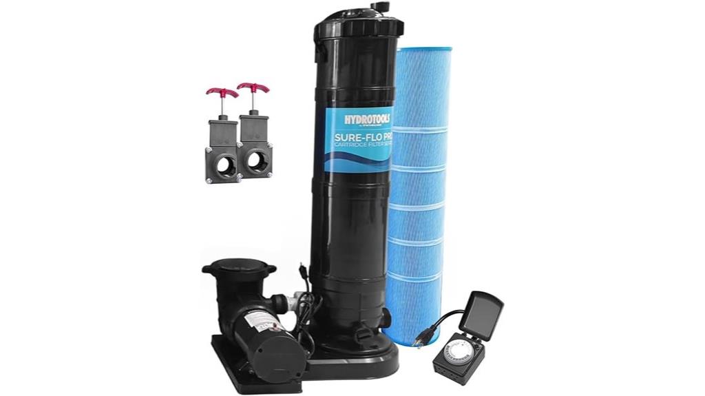 pool filtration cartridge pump