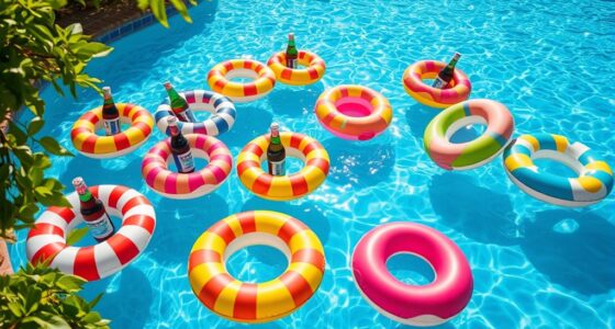 pool float drink coolers