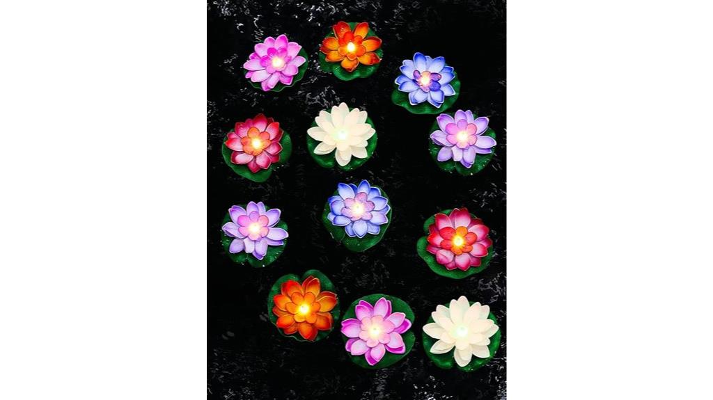 pool floating lights set