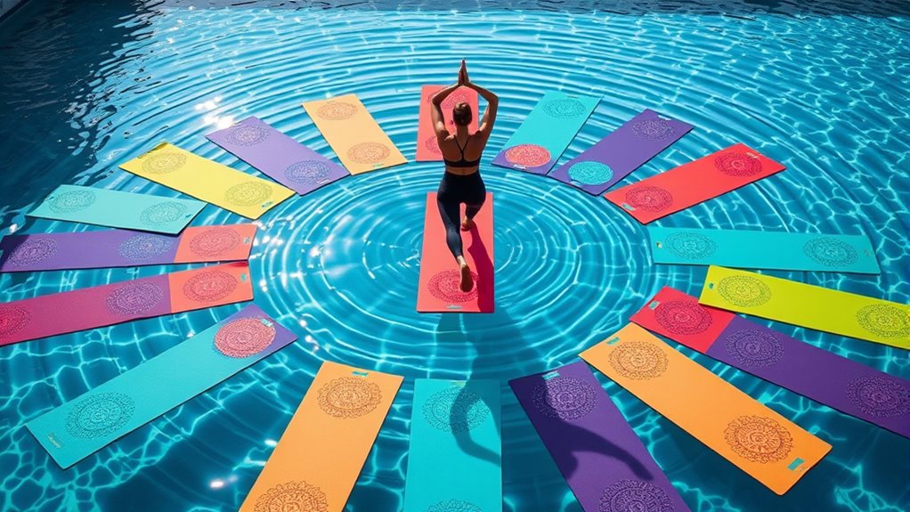 pool friendly yoga mat options