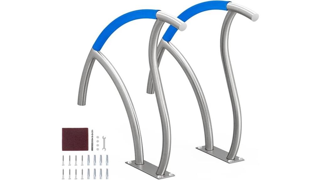 pool handrail 2 pieces