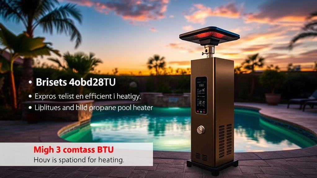 pool heater selection criteria