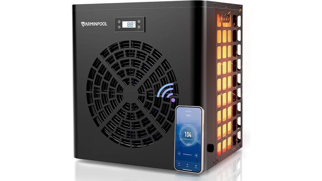 pool heating capacity