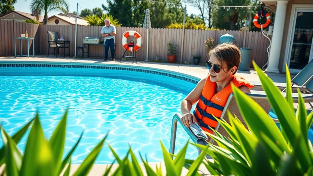 pool safety equipment inspection