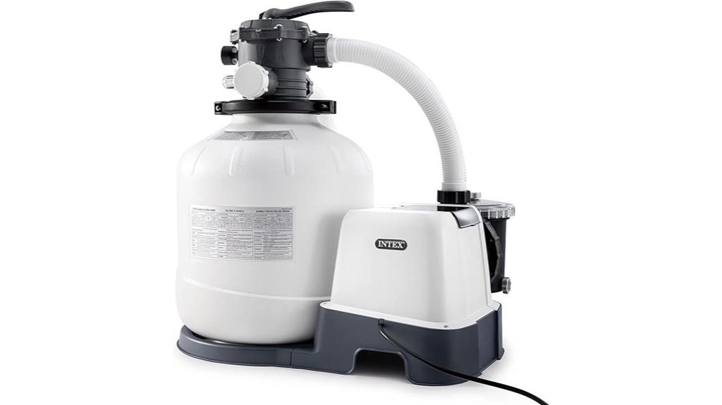 pool sand and salt system