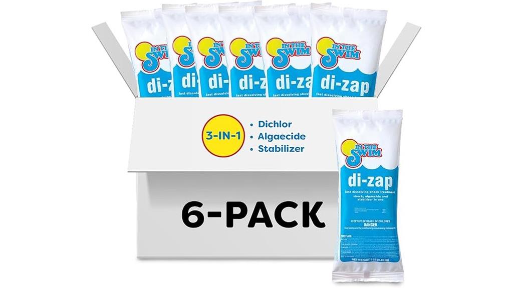 pool shock six bags