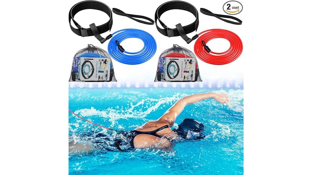 pool swim tether set