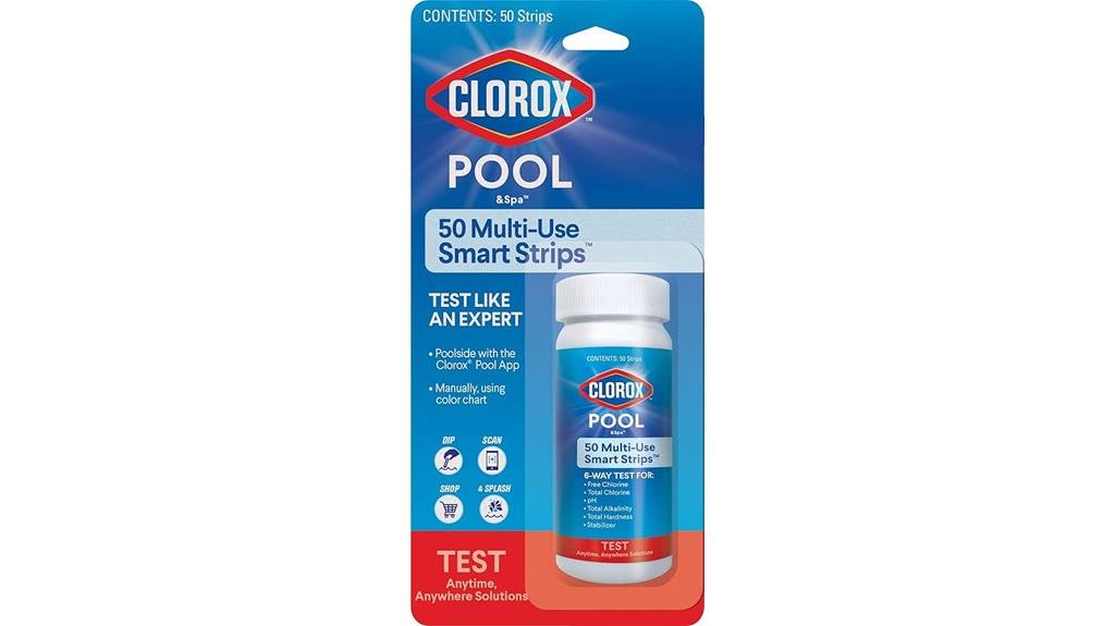 pool testing strips set