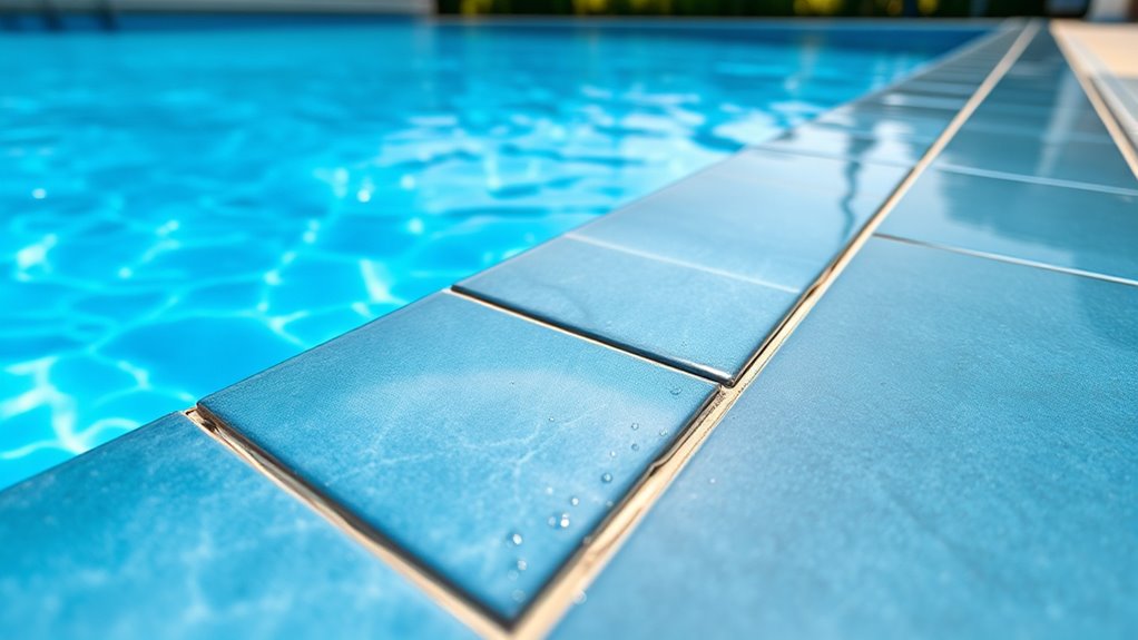 pool tile grout sealer considerations