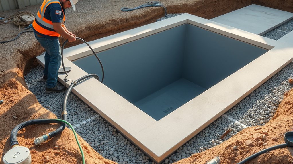 pool utility connection checklist