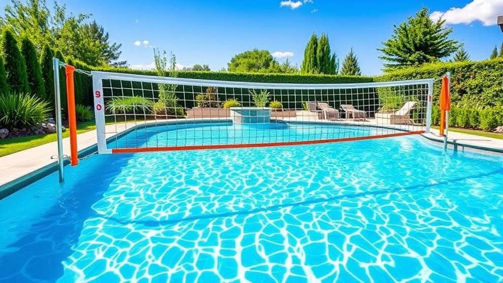 pool volleyball net selection