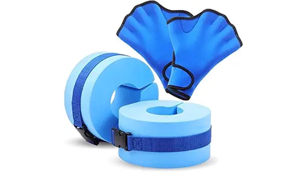 pool workout equipment set