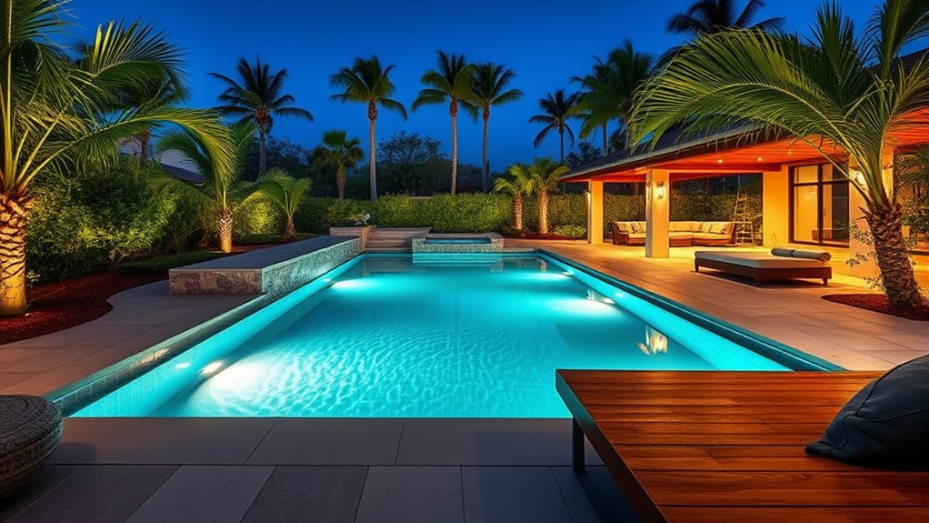 poolside comfort and ambiance