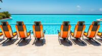 poolside fitness chair selection