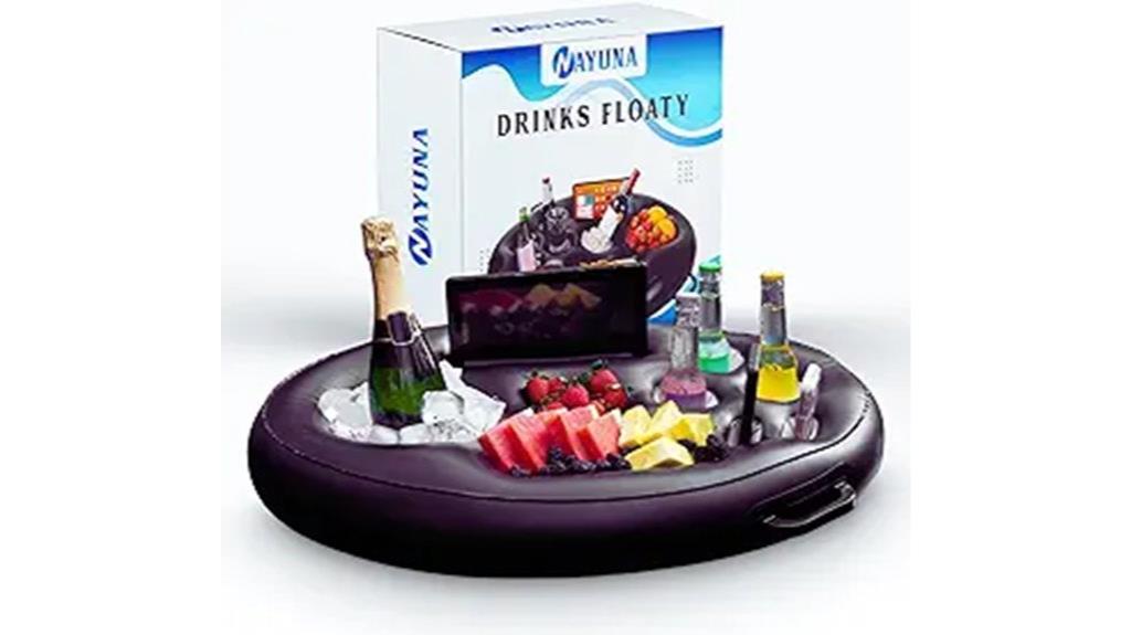 poolside floating drink holder
