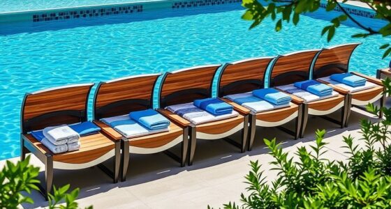 poolside storage bench options
