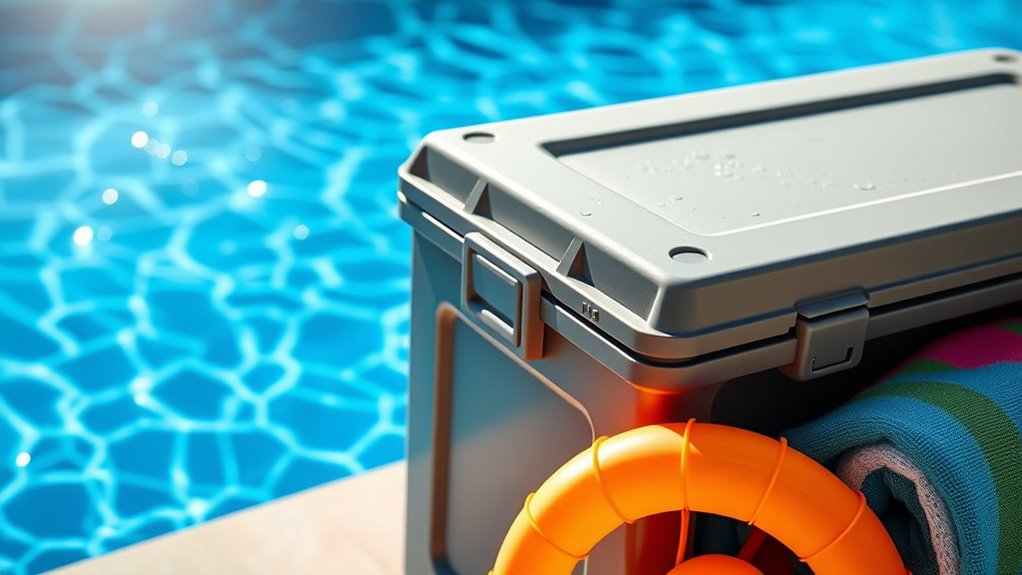 poolside storage box essentials