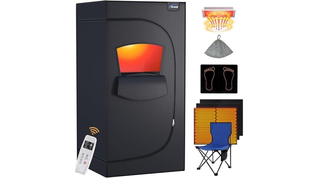 portable infrared sauna tent
