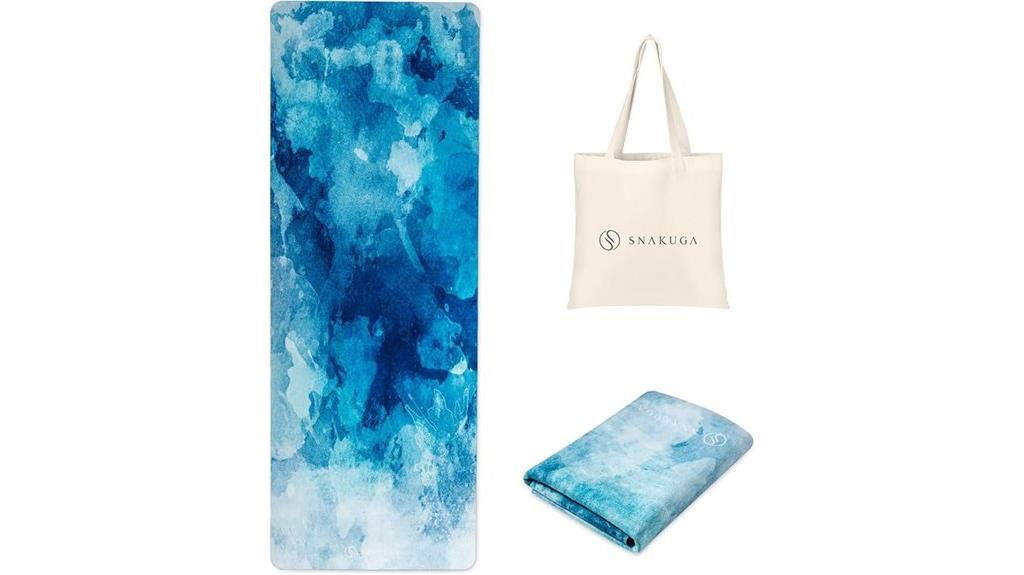 portable non slip yoga mat