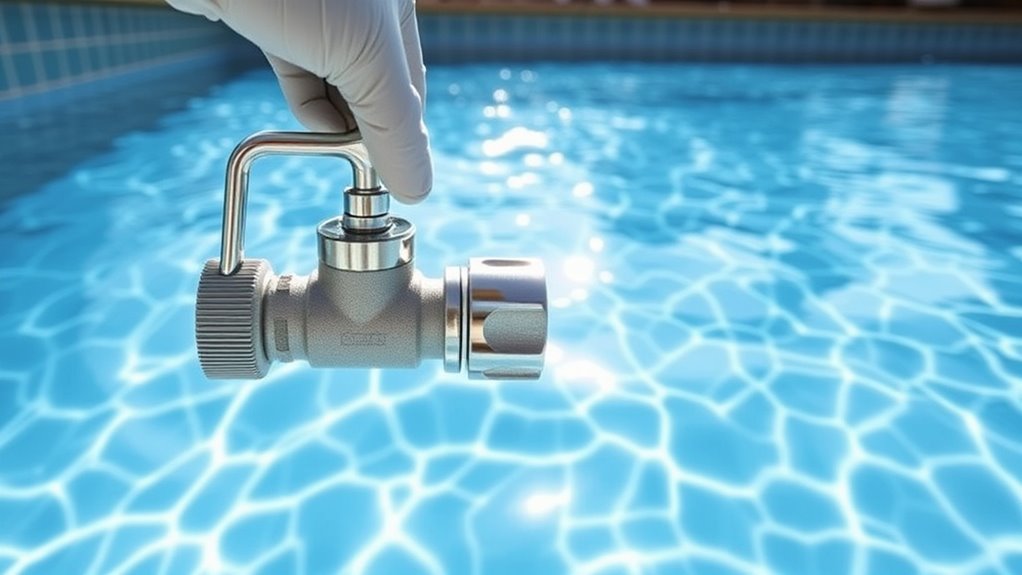prepare pool before backwashing