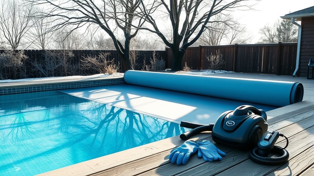 prevent winter pool damage