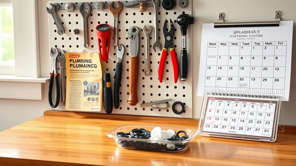 regular plumbing maintenance routine