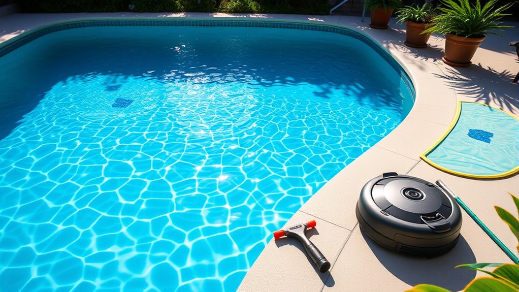 regular pool cleaning schedule