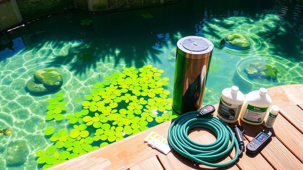 regular water testing and maintenance