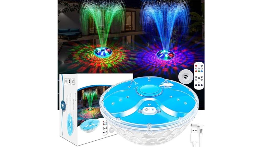 remote controlled floating fountain