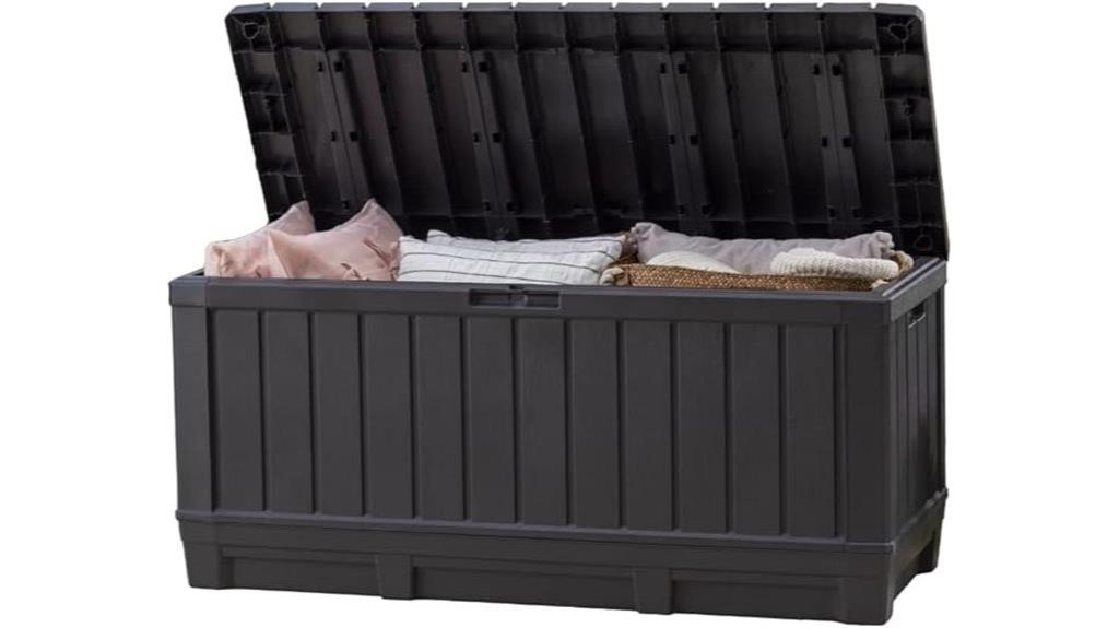 resin deck storage box