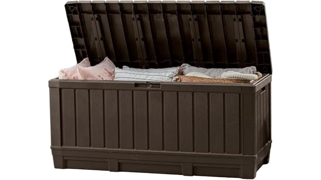 resin outdoor storage box