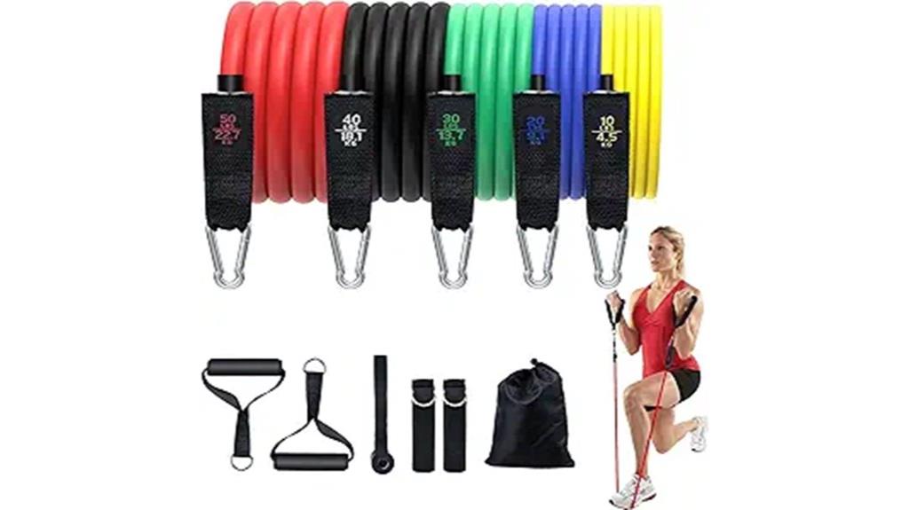 resistance bands with handles