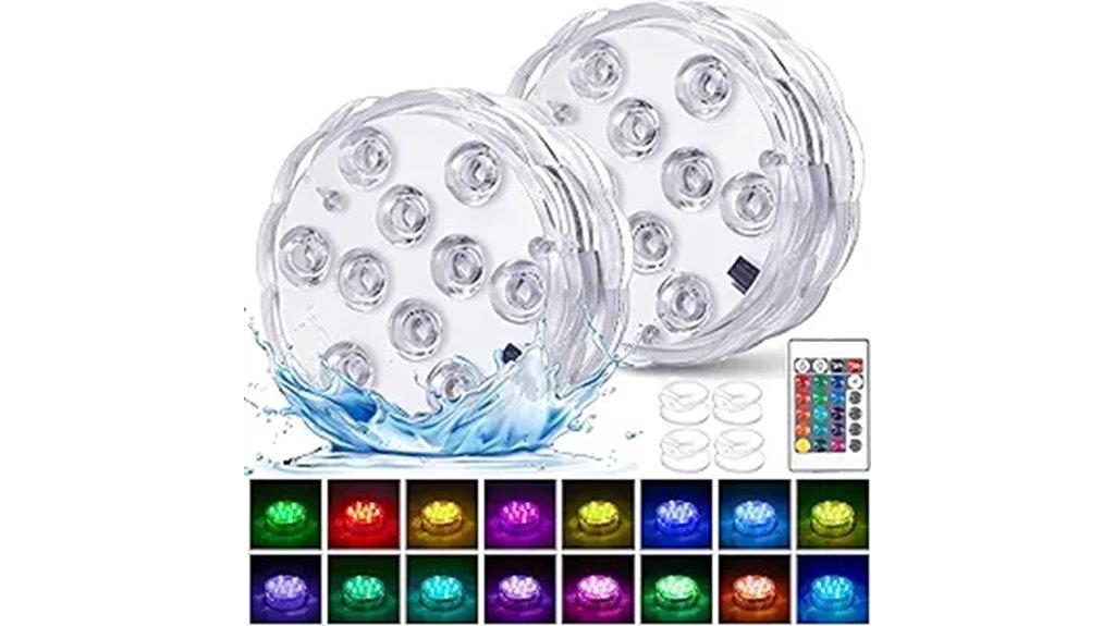 rgb led hot tub lights