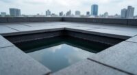 rooftop basin waterproofing details