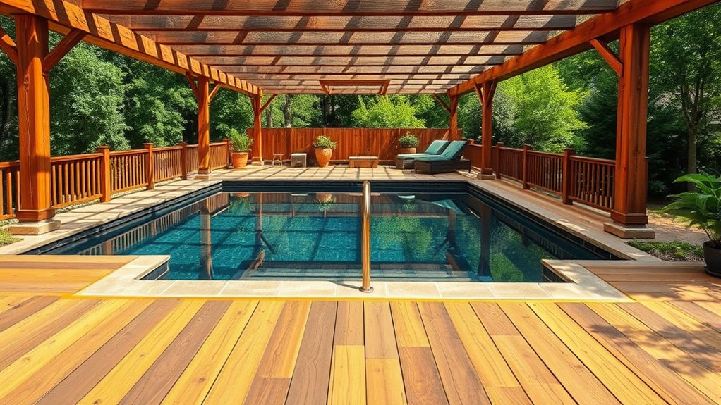 rustic natural wood accents
