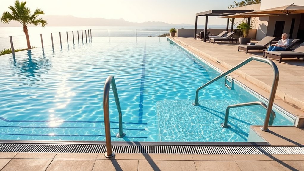 safe senior pool access