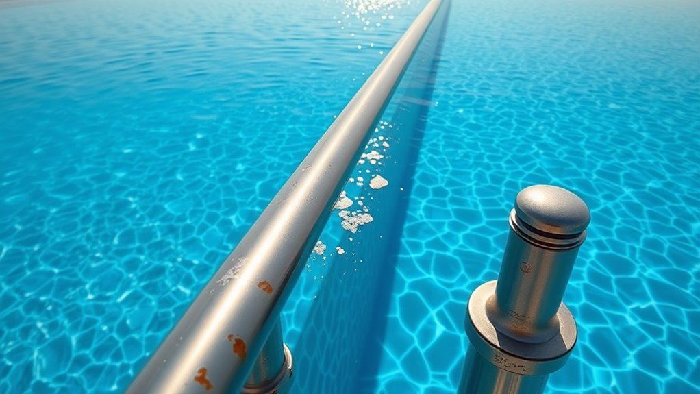 saltwater causes material corrosion