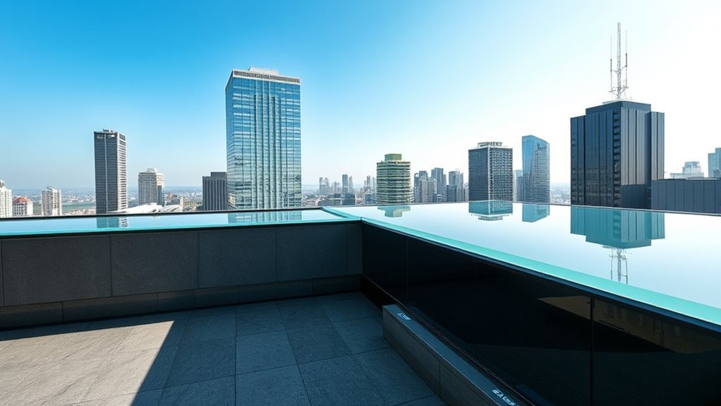 seamless floating rooftop illusion