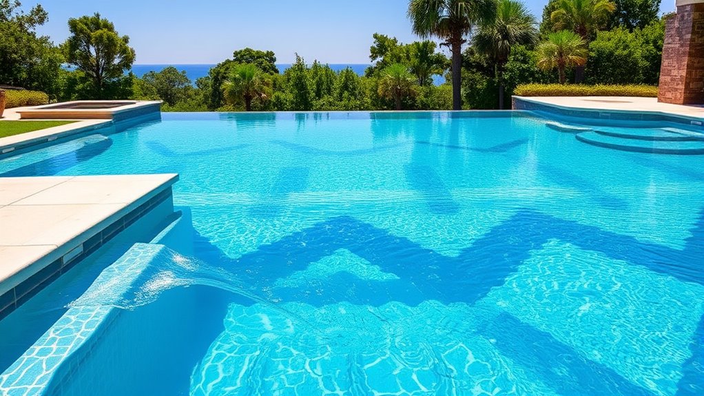 seamless stylish water integration