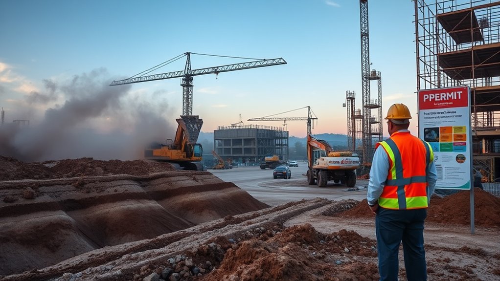 secure permits and community input