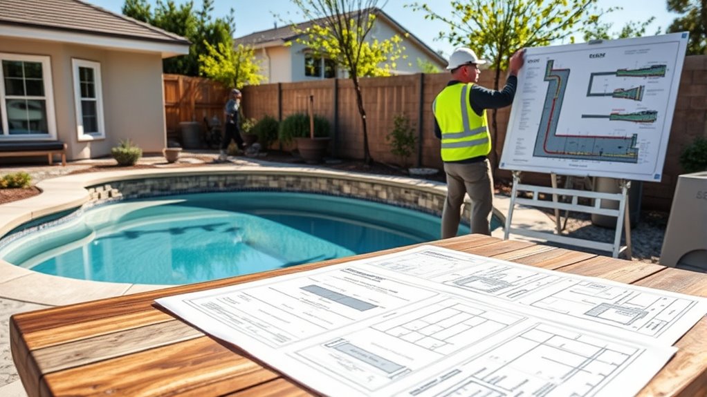 secure permits for drainage