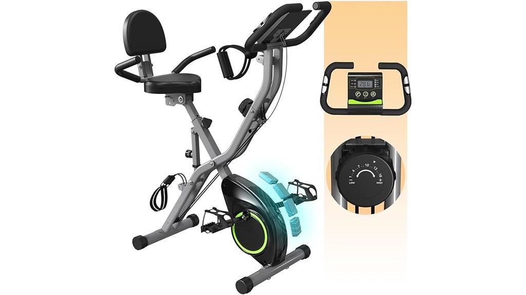 senior foldable magnetic bike