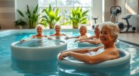 senior friendly water exercise