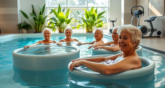 senior friendly water exercise