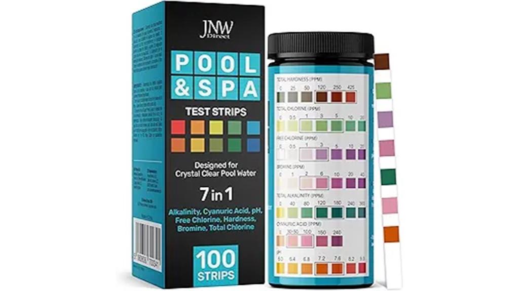 seven in one pool test