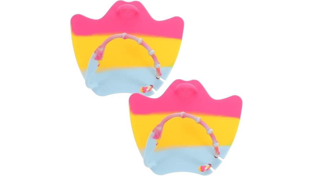 silicone swim gloves
