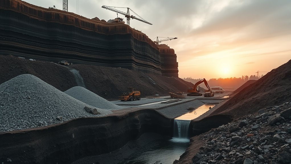 site clearance and soil compaction