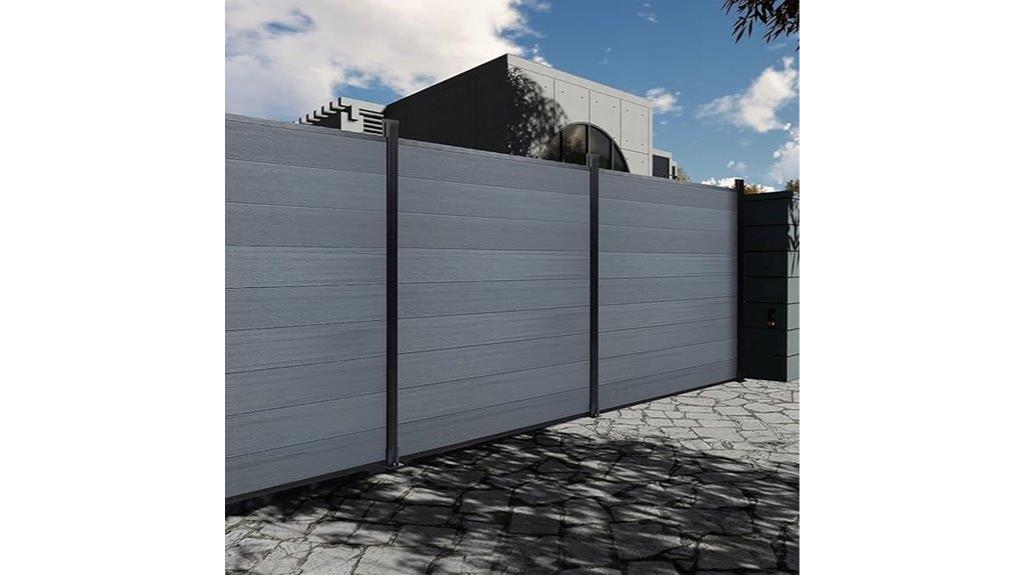 six foot wood fence