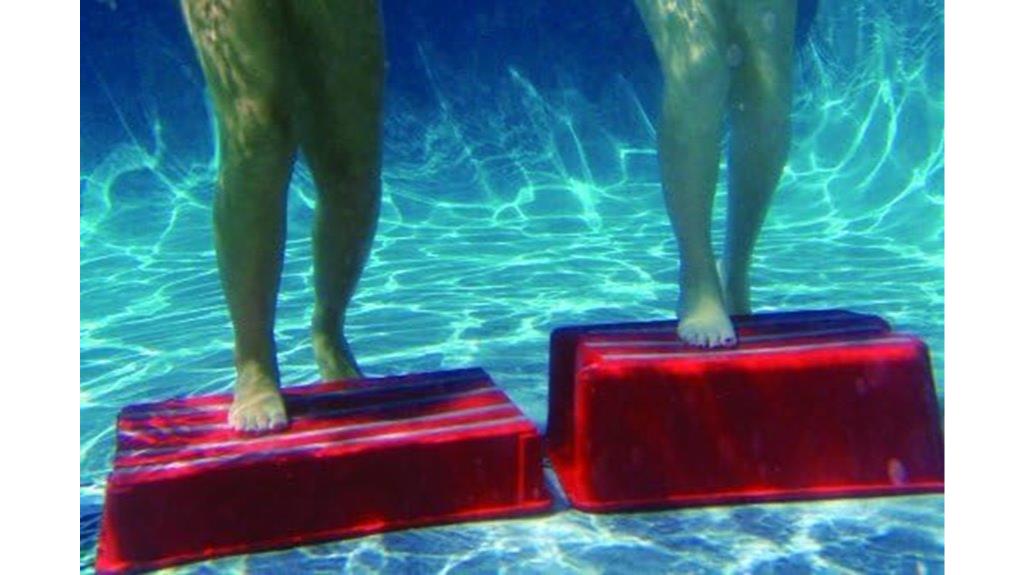 small aquatic step platform