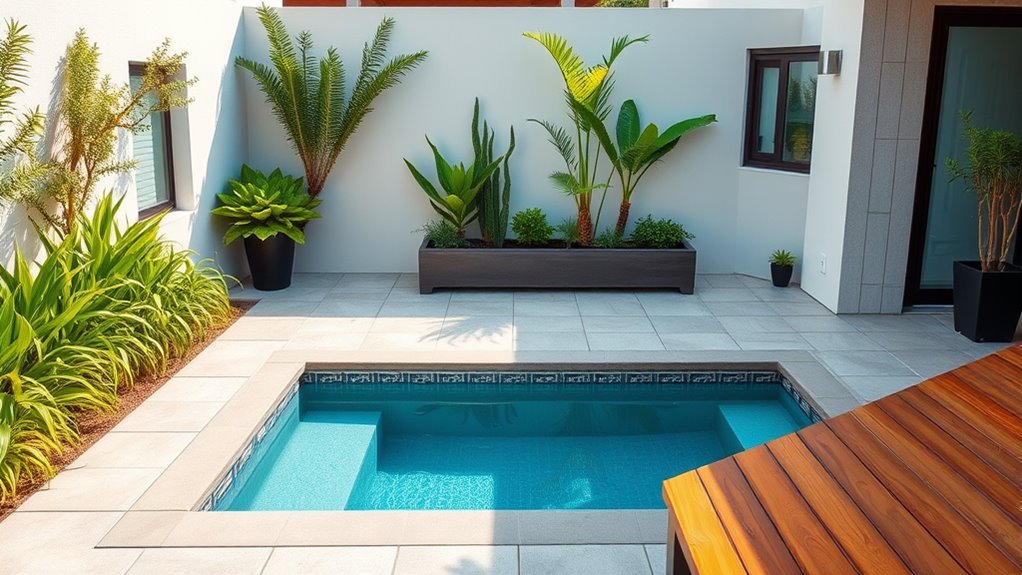 smart small space pool placement